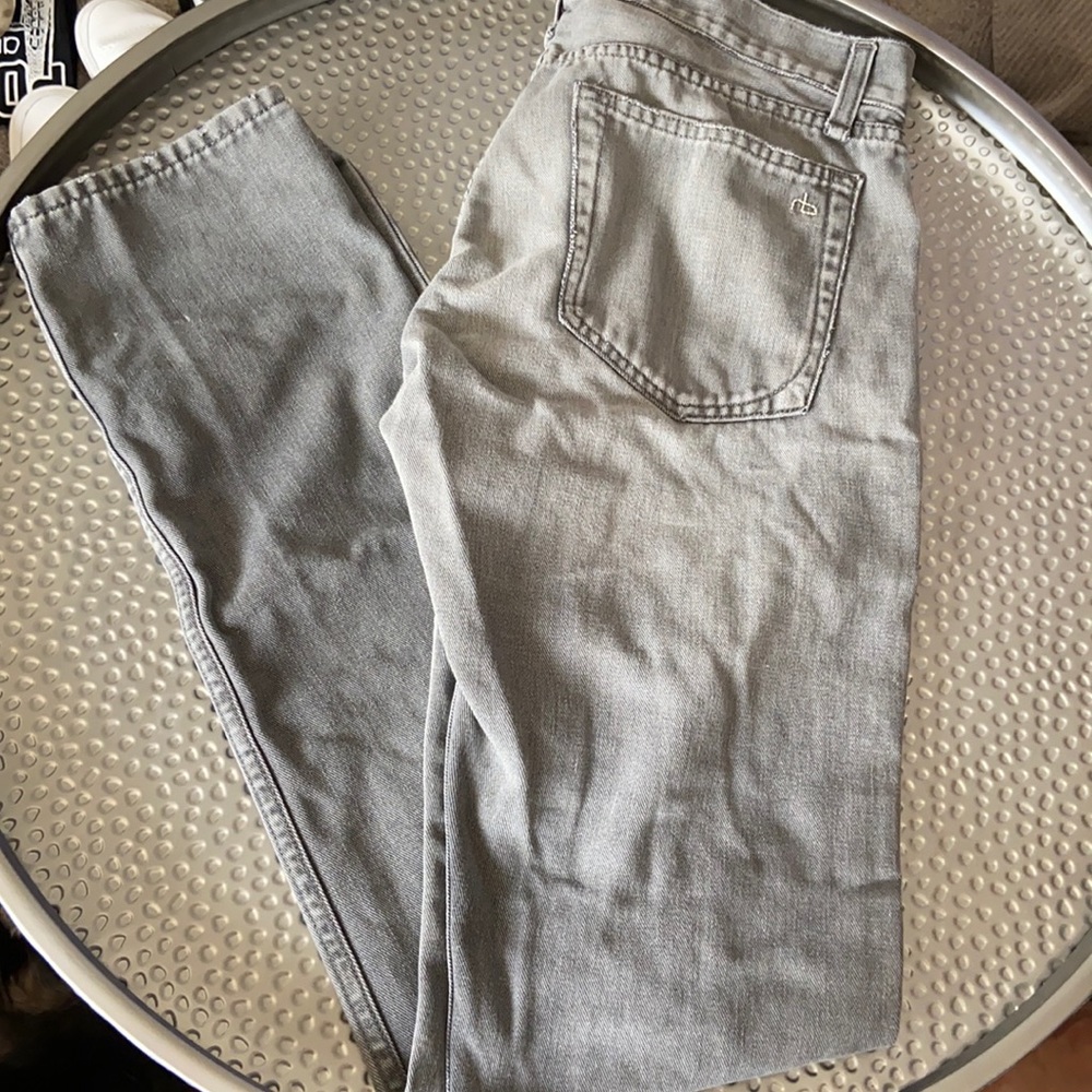 Rag & Bone Grey Skinny Jeans
